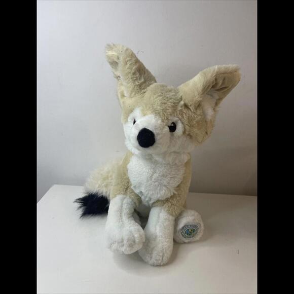 Fao Schwarz Plush Save The Earth Stuffed African Fennec Fox 13” - Picture 6 of 8